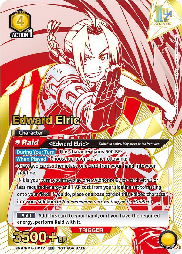Union Arena - Edward Elric (012) - Union Arena Promotion Cards (UEPR)