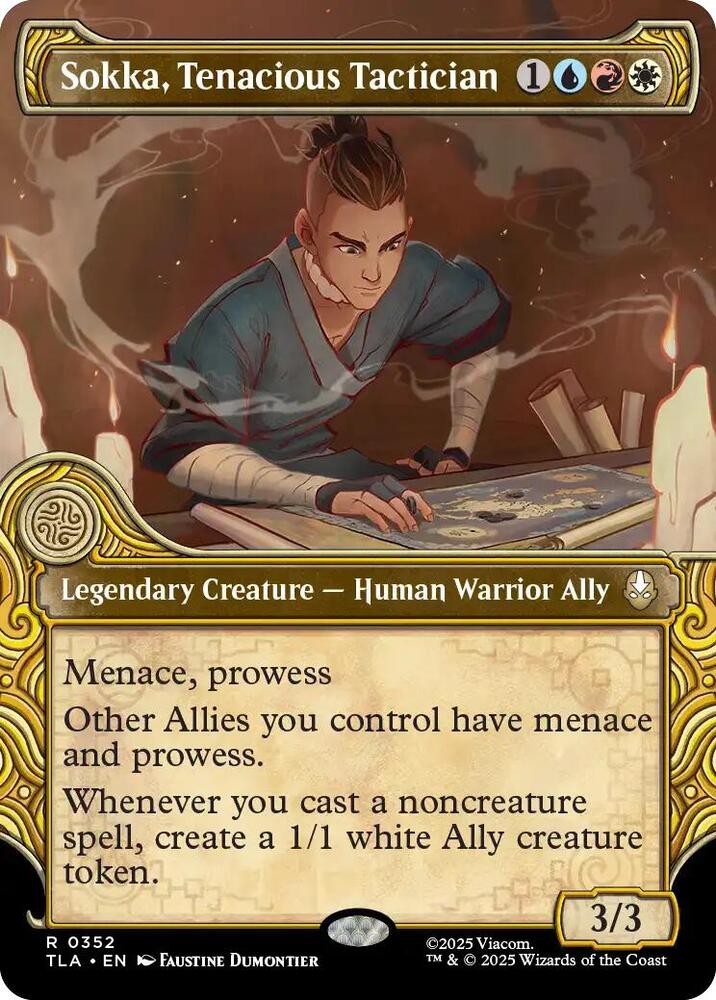 MTG Avatar: The Last Airbender Sokka, Tenacious Tactician (0352 - Showcase) (Foil)