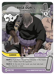 Mythos Naruto Konoha Shido 1st Edition : Rage Ogres Summoning 066UC-Holo