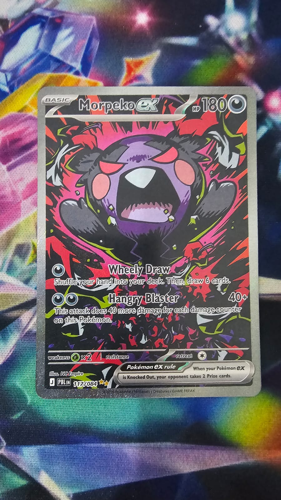 Morpeko Ex 117/084 - Pitch Black - Special Illustration Rare