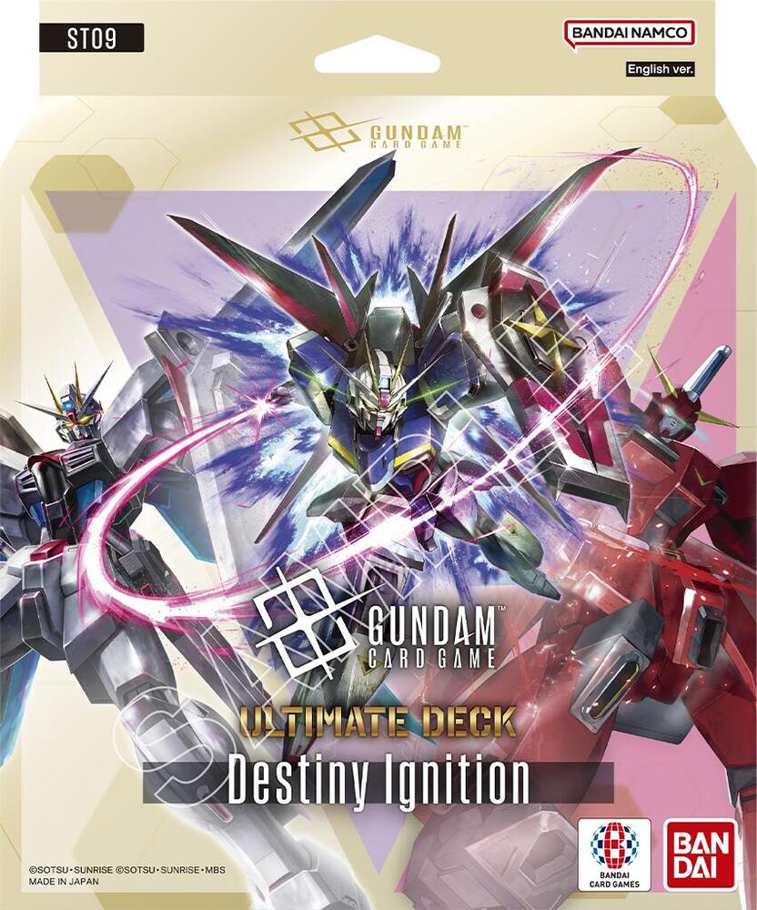 Gundam - Starter Deck 09: Destiny Ignition - Starter Deck 09: Destiny Ignition (ST09) (Sealed Deck – Extra Pack Removed)