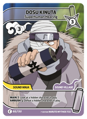 Mythos Naruto Konoha Shido 1st Edition : Dosu Kinuta Superhuman Hearing 068C-Holo