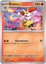 Braixen 012/086 Chaos Rising Non-Holo Uncommon