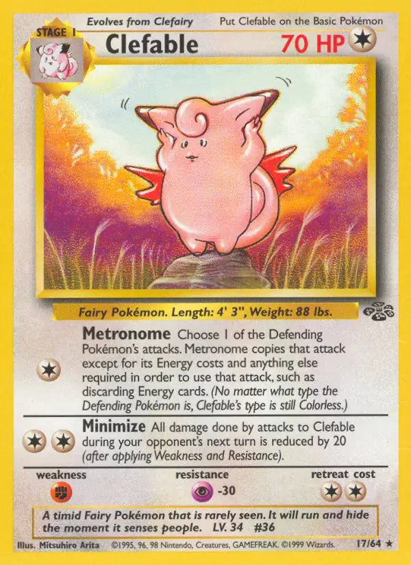 Clefable 17/64 - Jungle