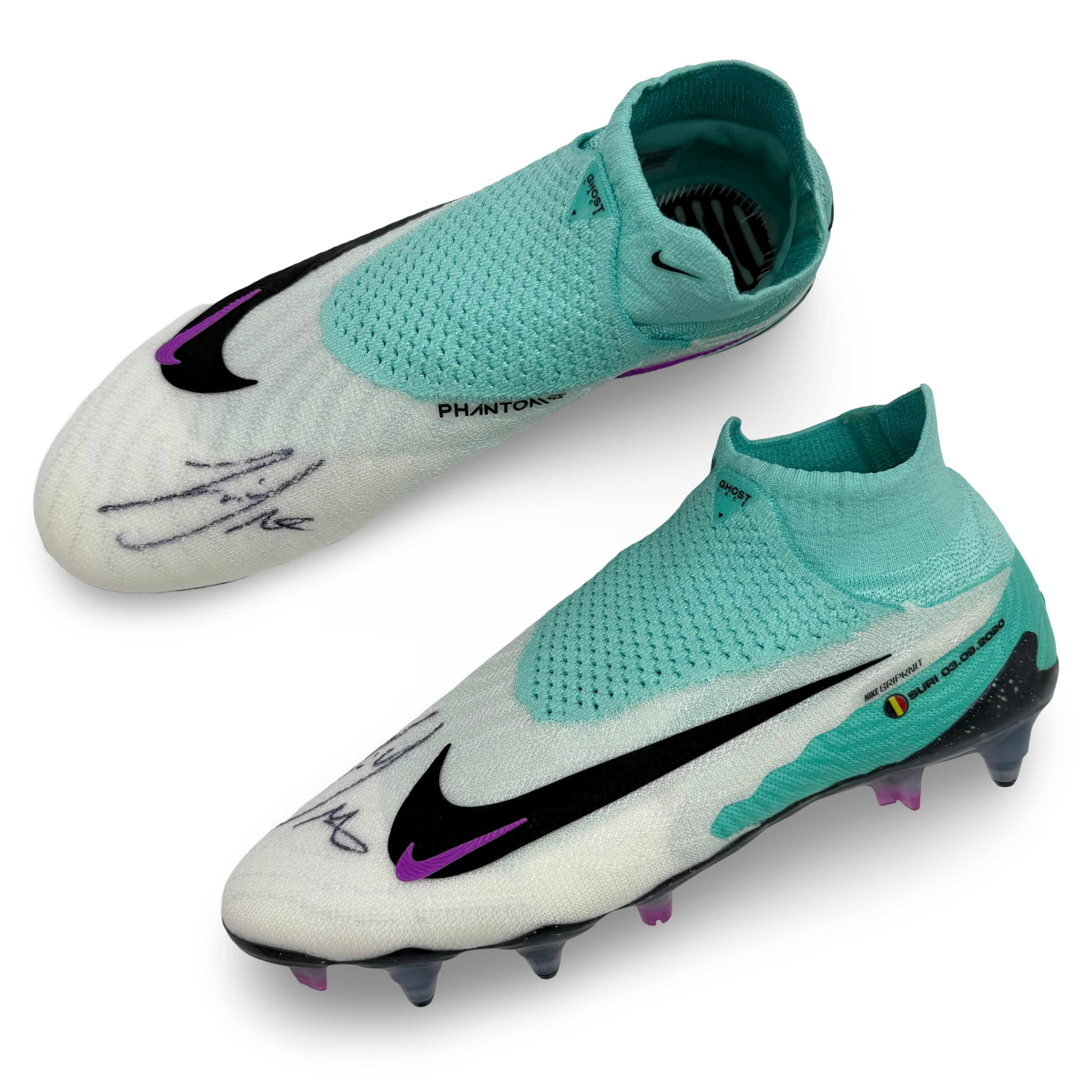 Kevin De Bruyne | Match Issued | Dual Signed | 2023/24 4-In-A-Row Season | Nike Phantom GX Elite