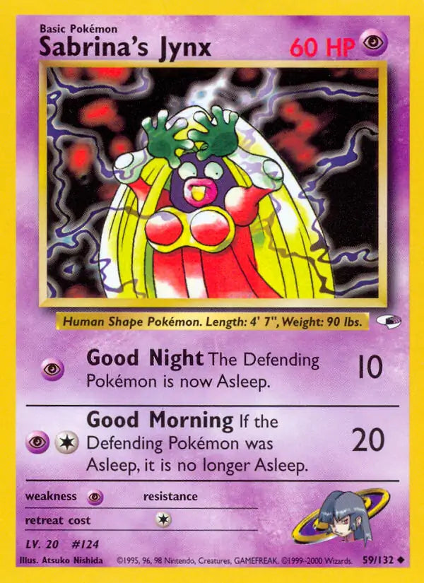 Sabrina's Jynx 59/132 - Gym Heroes