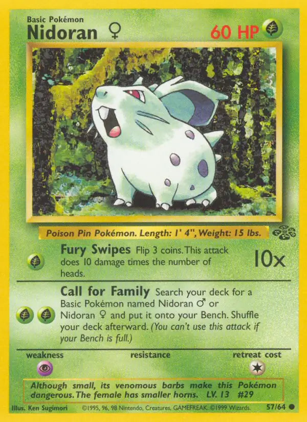 Nidoran 57/64 - Jungle