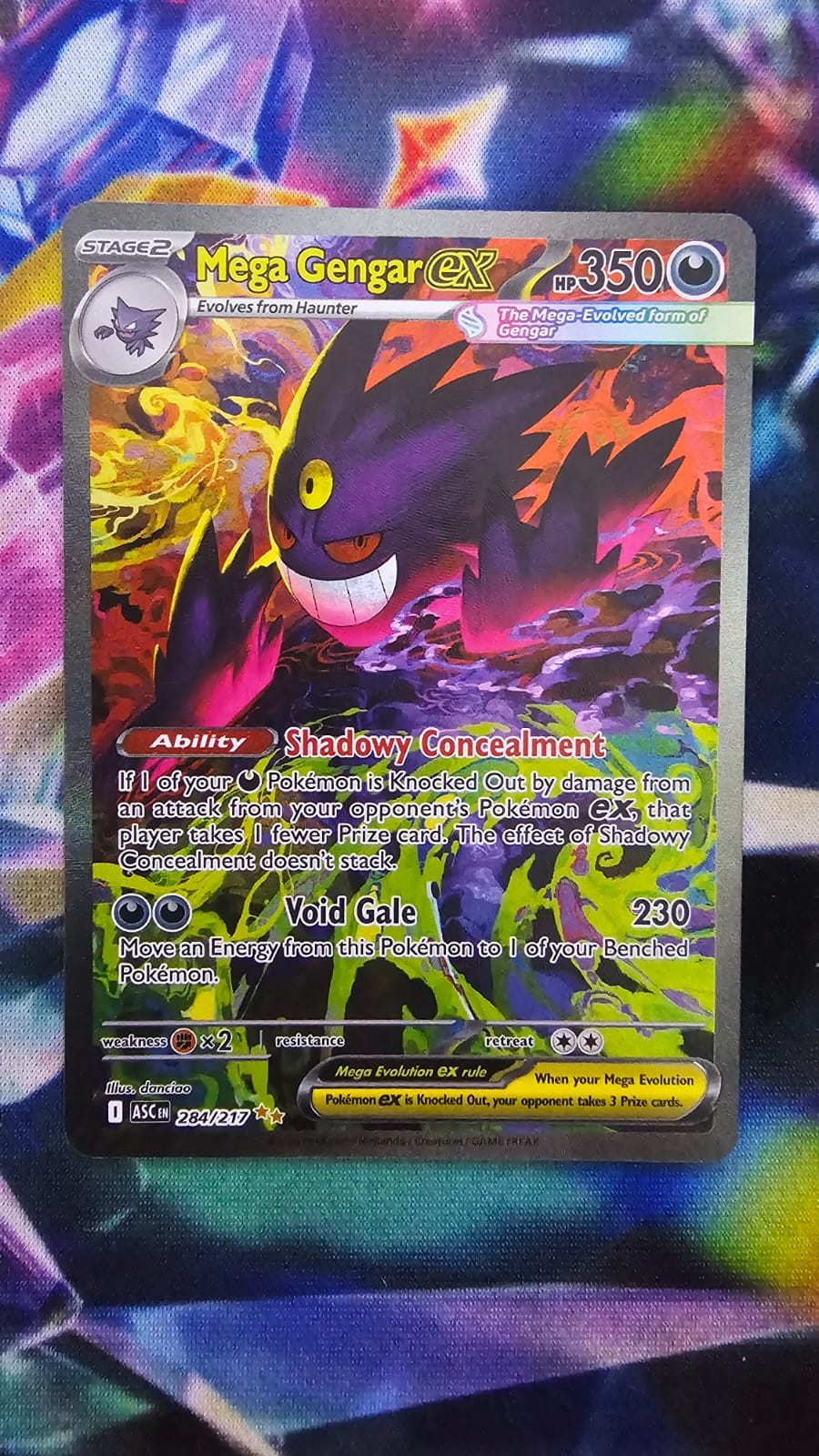 Mega Gengar EX 284/217 - Ascended Heroes - Special Illustration Rare