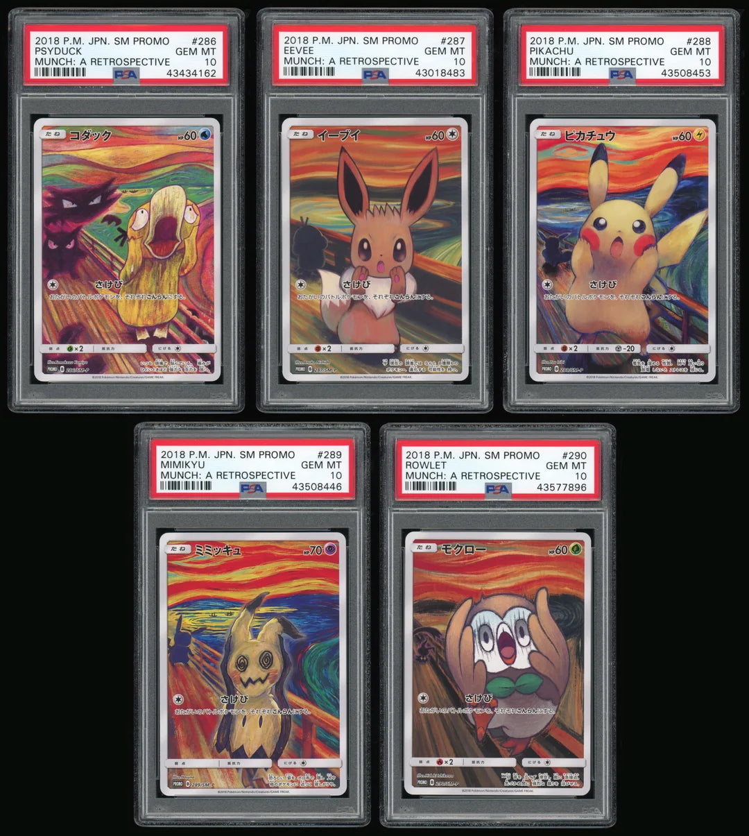 PSA 10 Set - Complete Munch Pokemon