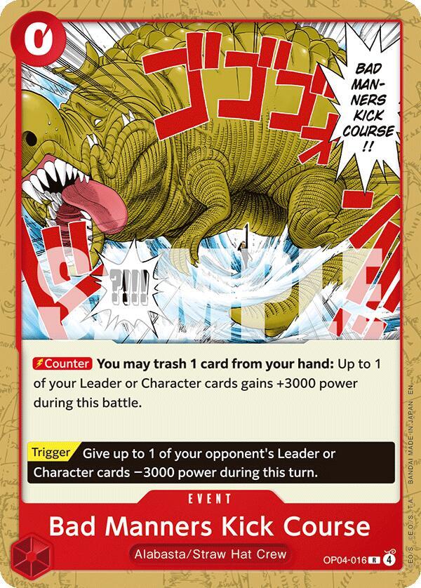 One Piece - Bad Manners Kick Course - Starter Deck 31: RED Monkey.D.Luffy (ST-31)