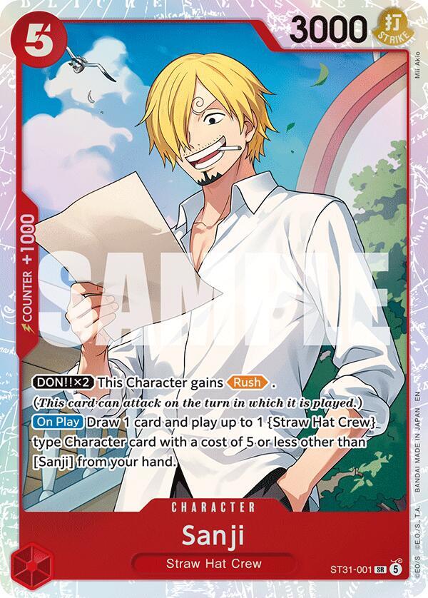 One Piece - Sanji - Starter Deck 31: RED Monkey.D.Luffy (ST-31)