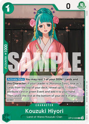 One Piece - Kouzuki Hiyori - Starter Deck 32: GREEN Roronoa Zoro (ST-32)