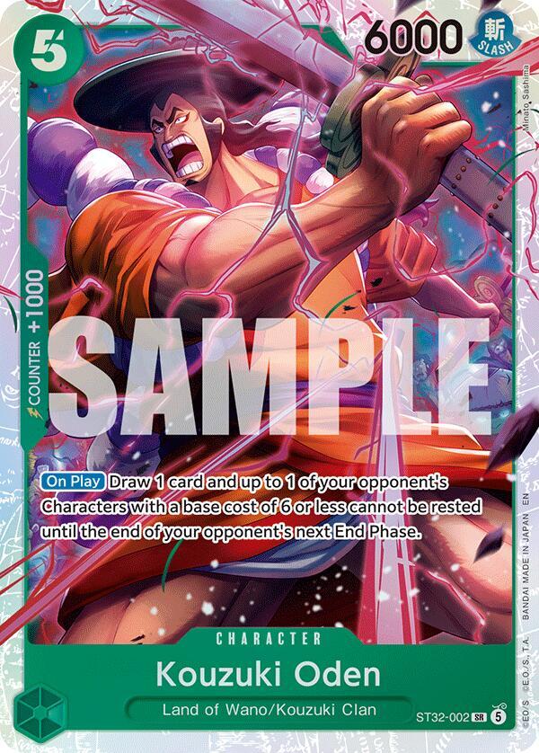 One Piece - Kouzuki Oden - Starter Deck 32: GREEN Roronoa Zoro (ST-32)