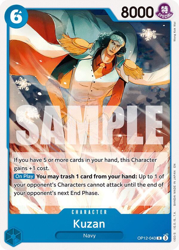 One Piece - Kuzan (OP12-043) - Starter Deck 33: BLUE Kuzan (ST-33)