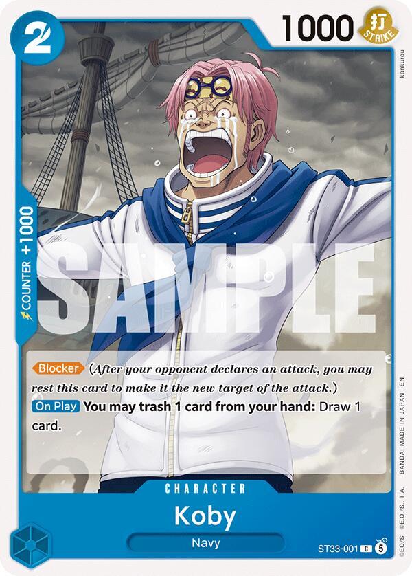 One Piece - Koby - Starter Deck 33: BLUE Kuzan (ST-33)
