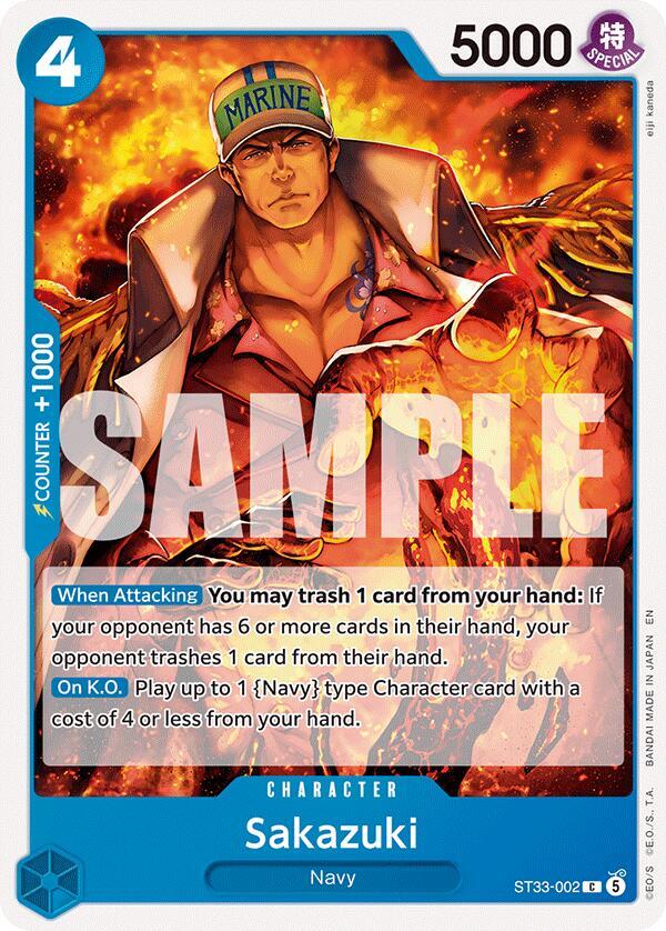 One Piece - Sakazuki - Starter Deck 33: BLUE Kuzan (ST-33)
