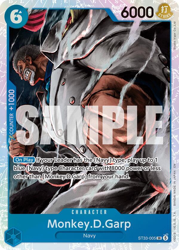 One Piece - Monkey.D.Garp - Starter Deck 33: BLUE Kuzan (ST-33)