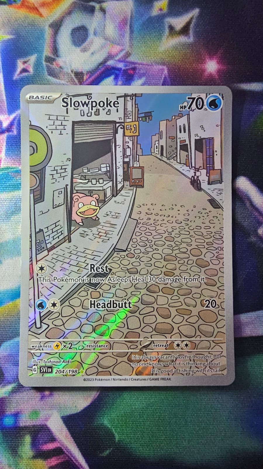 Slowpoke 204/198 -  Scarlet & Violet Base Set - Illustration Rare