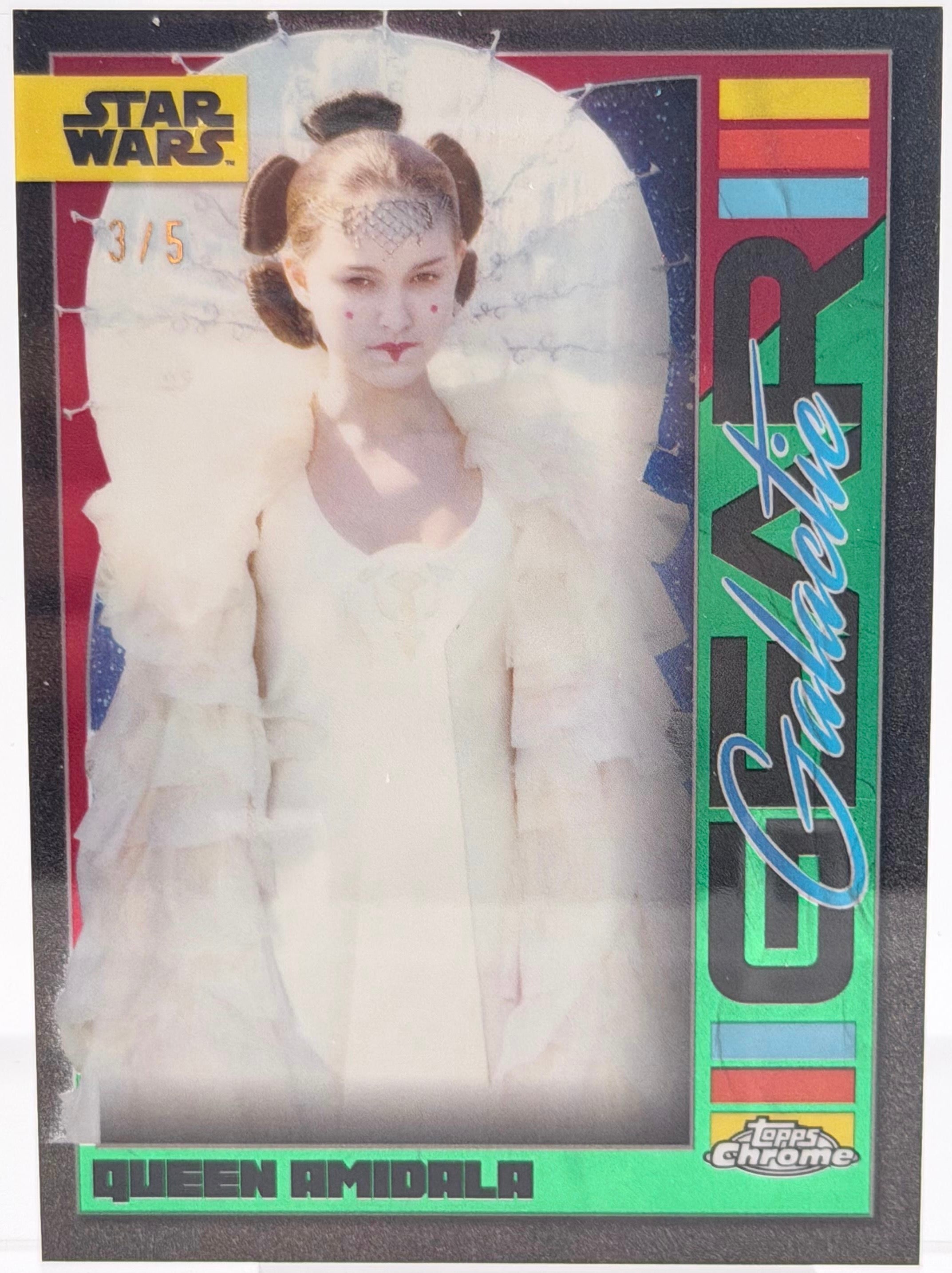 Topps Chrome STAR WARS: THE PHANTOM MENACE QUEEN AMIDALA 3/5