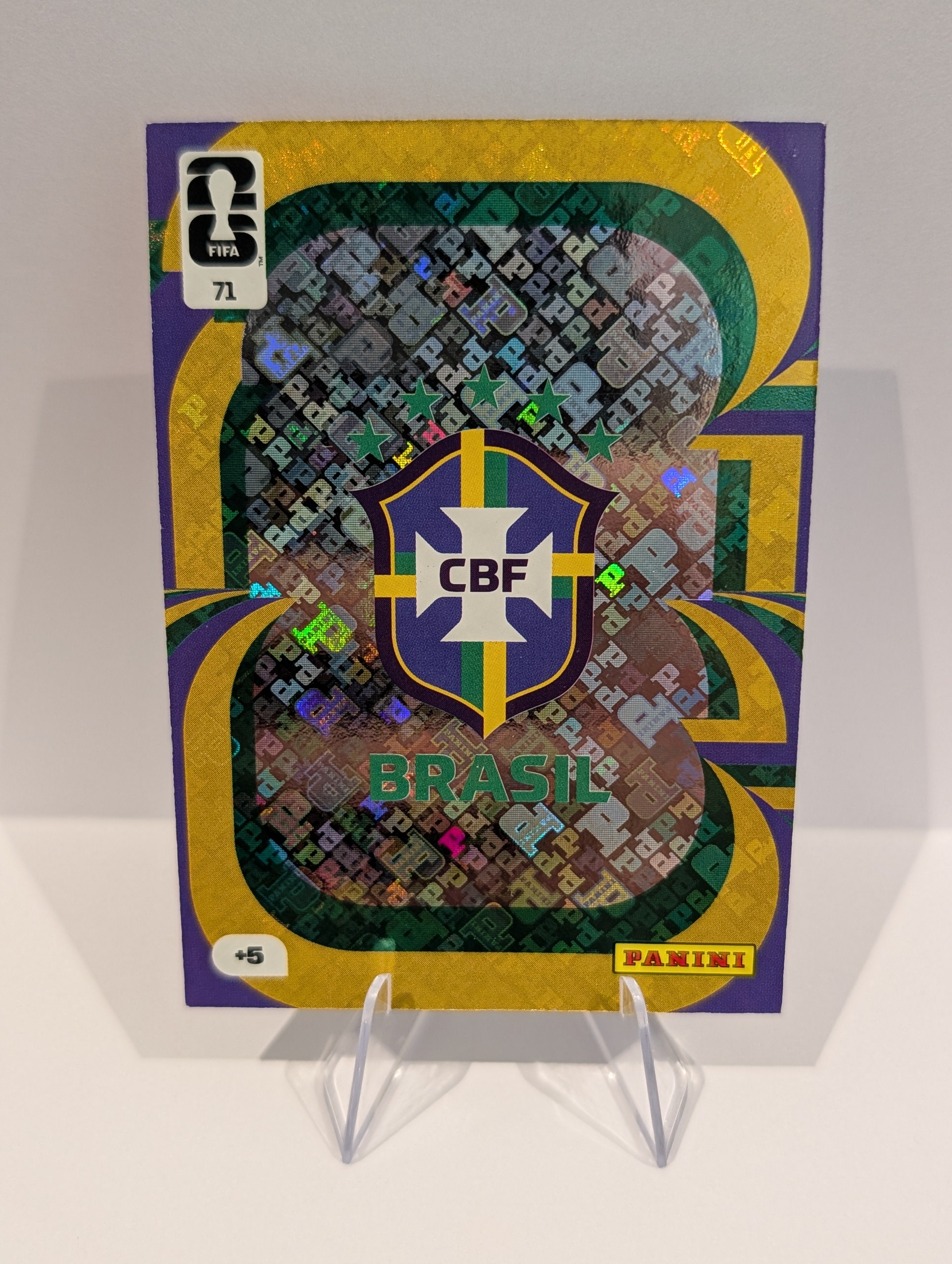 71 Team Crest - Brazil - Panini Adrenalyn XL World Cup 2026
