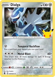 25th anniversary celebrations dialga 020/025