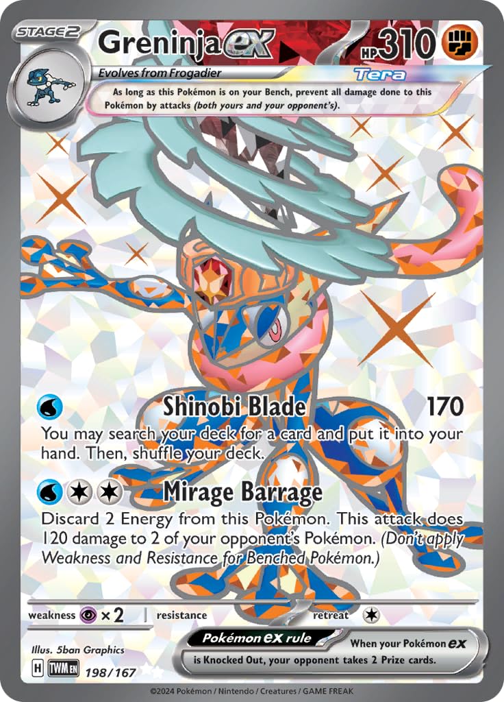greninja ex twilight masquerade 198/167