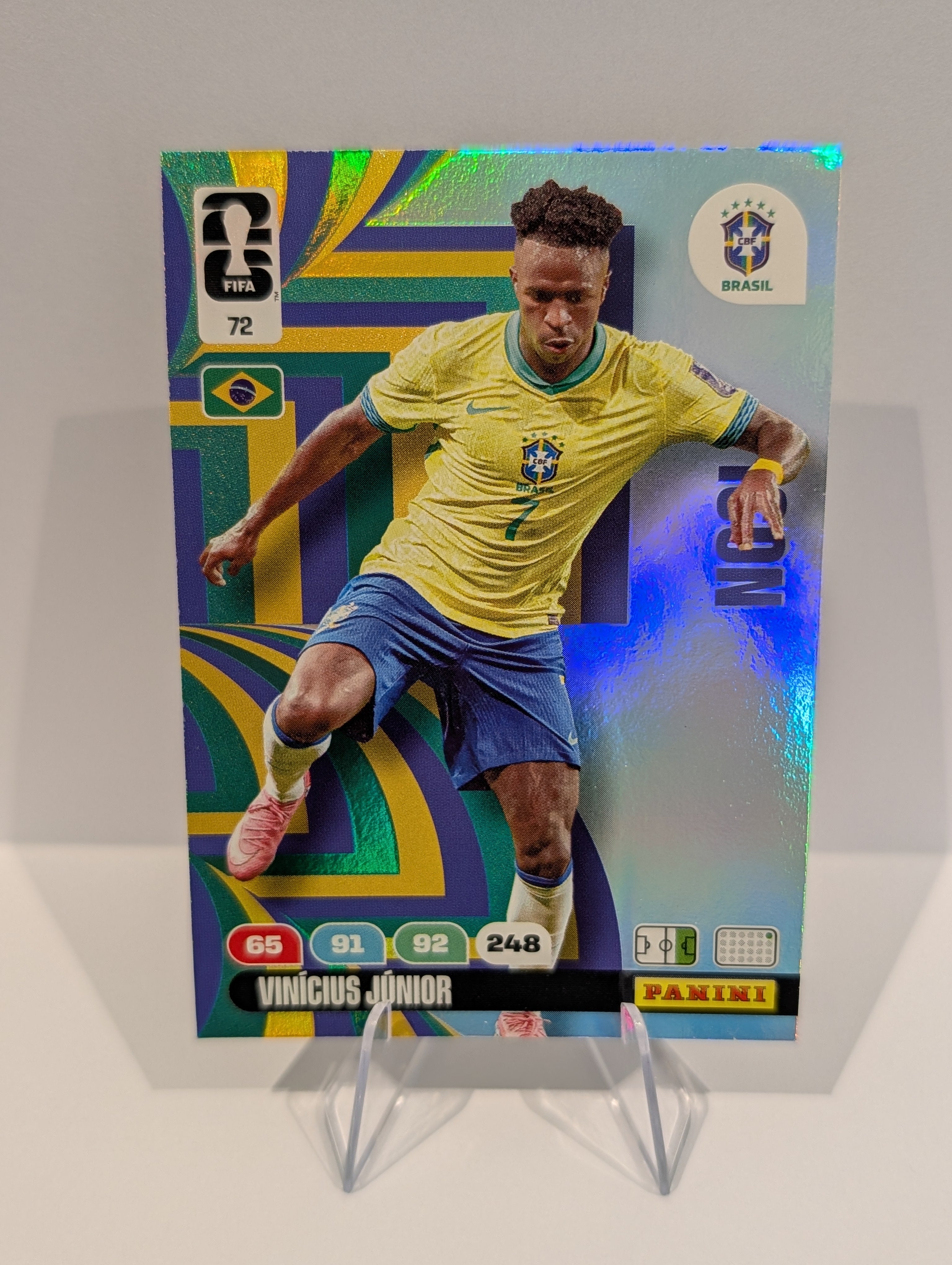72 Vinicius Junior - Brazil - Panini Adrenalyn XL World Cup 2026