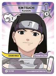 Mythos Naruto Konoha Shido 1st Edition : Kin Tsuchi Kunoichi 072C-Holo