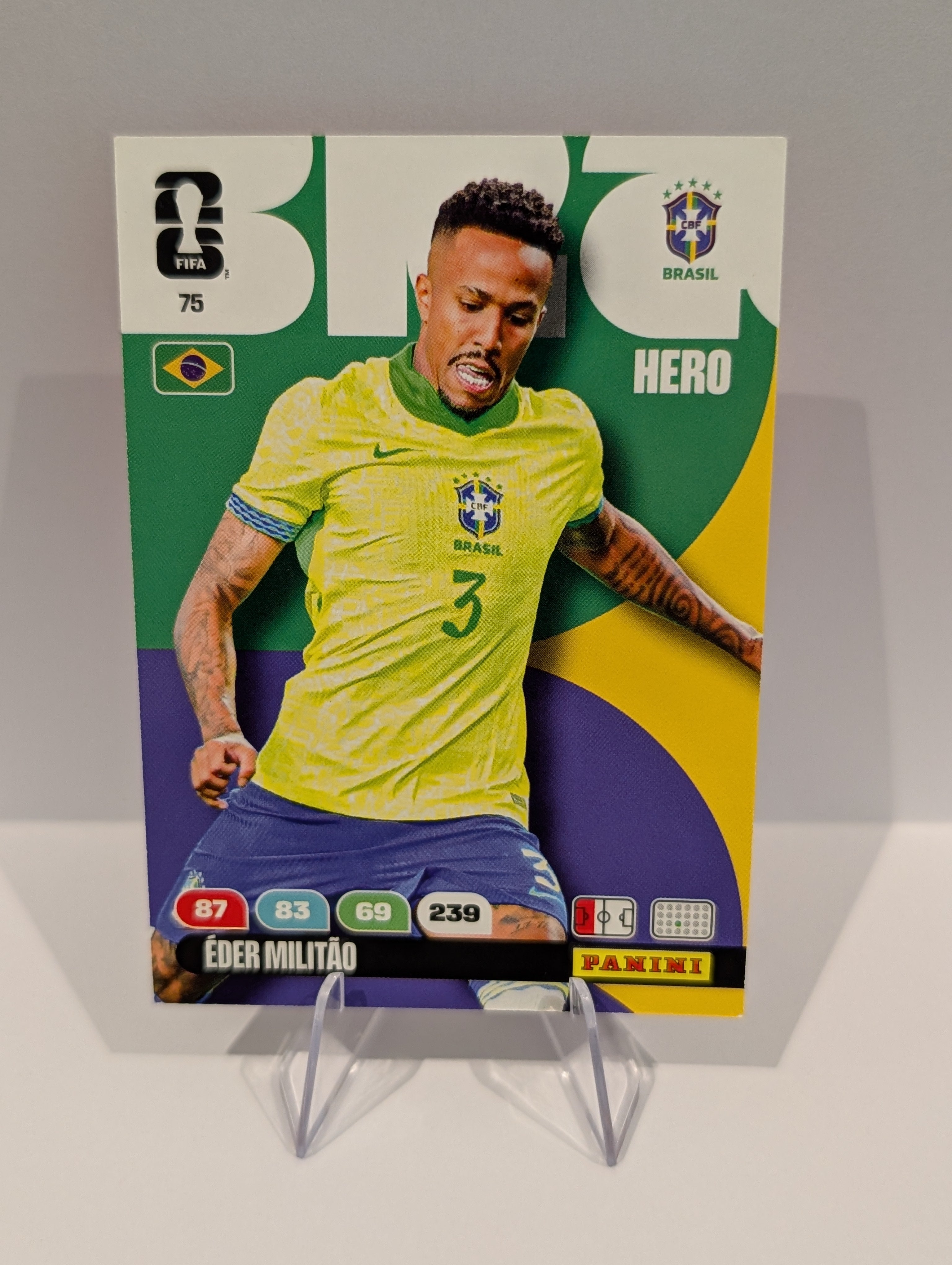 75 Eder Militao - Brazil - Panini Adrenalyn XL World Cup 2026