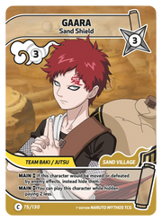 Mythos Naruto Konoha Shido 1st Edition : Gaara Sand Shield 075C-Holo