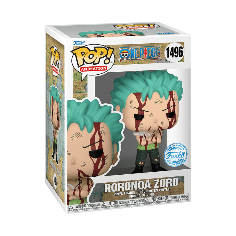 Funko Pop! One Piece - Roronoa Zoro 1496 Retail Exclusive - Collectable Vinyl Figure