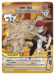 Mythos Naruto Konoha Shido 1st Edition : One-Tail Partial transformation 076UC-Holo