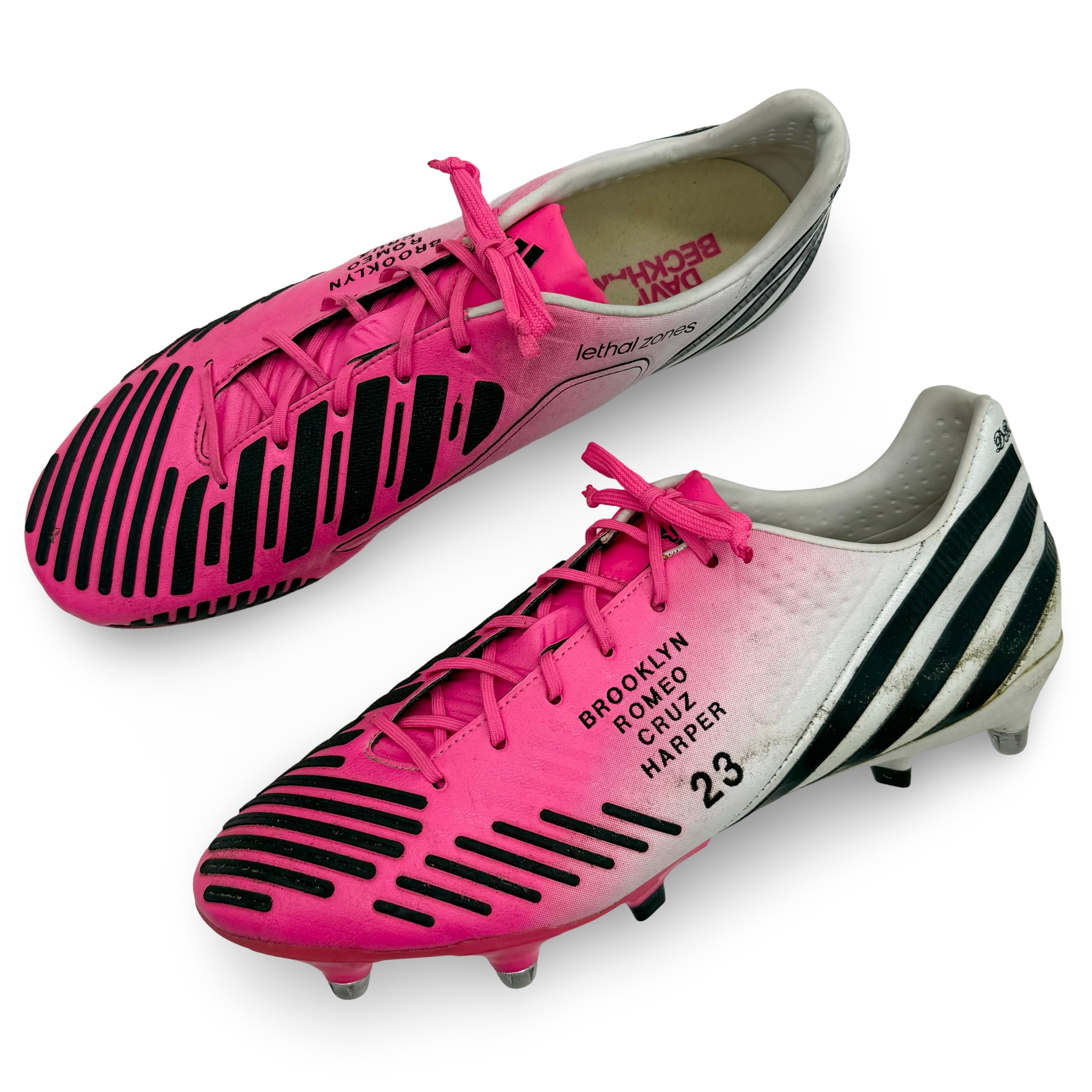 Sir David Beckham | Match Worn | 2012/13 | Career Final Season | Adidas Predator LZ DB Signature Model