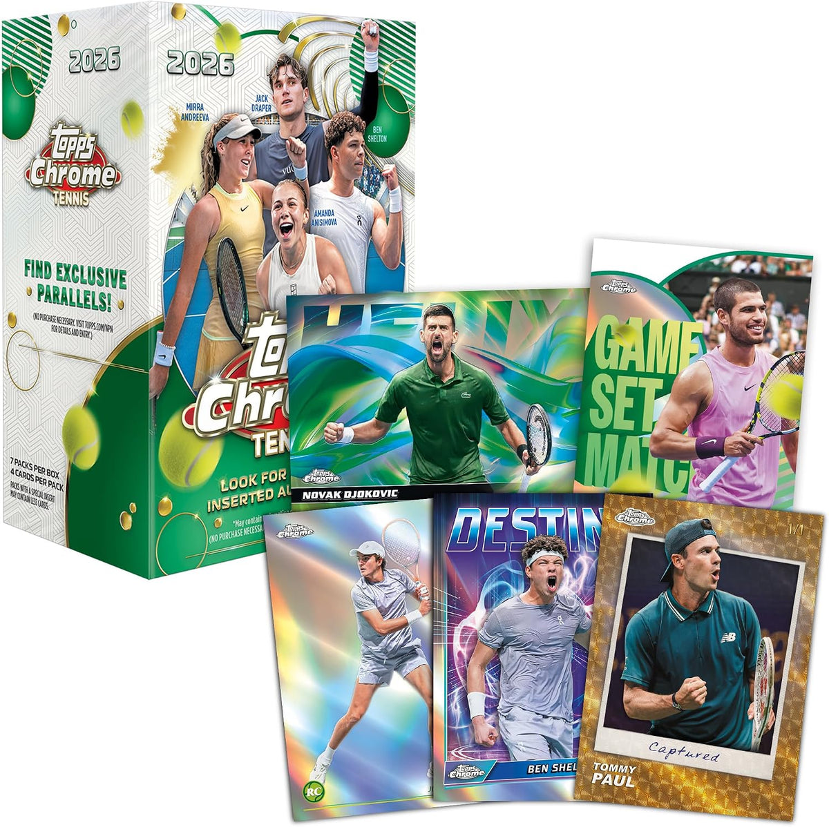 2026 Topps Chrome® Tennis - Value Box
