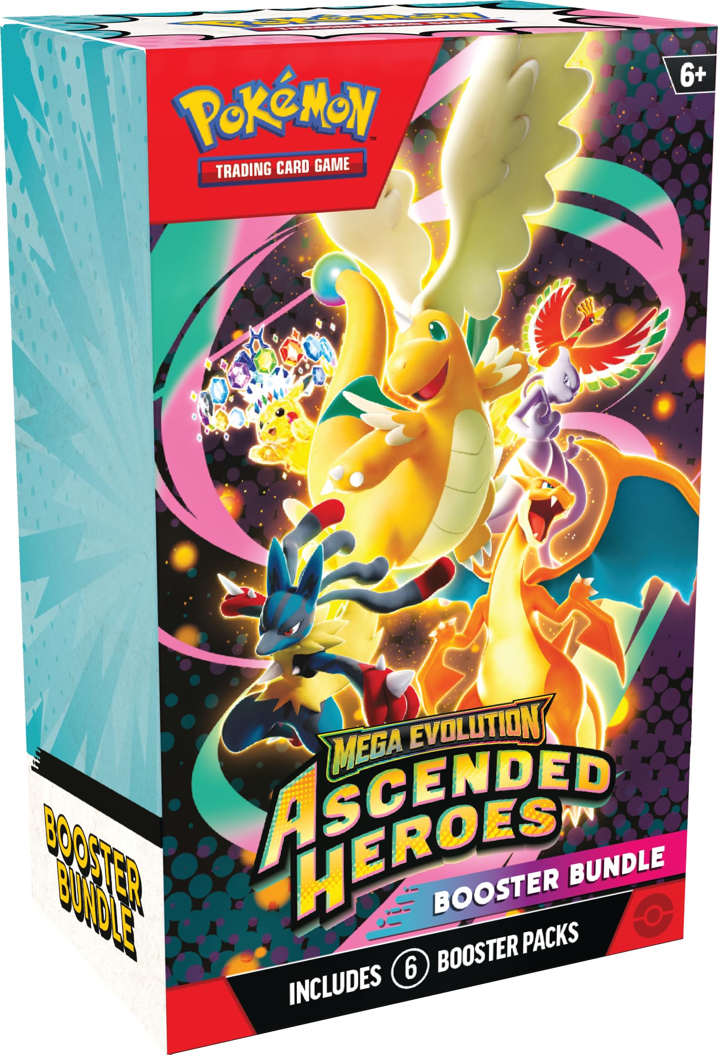 Pokémon Mega Evolution Ascended Heroes Booster Bundle (6 Booster Packs)
