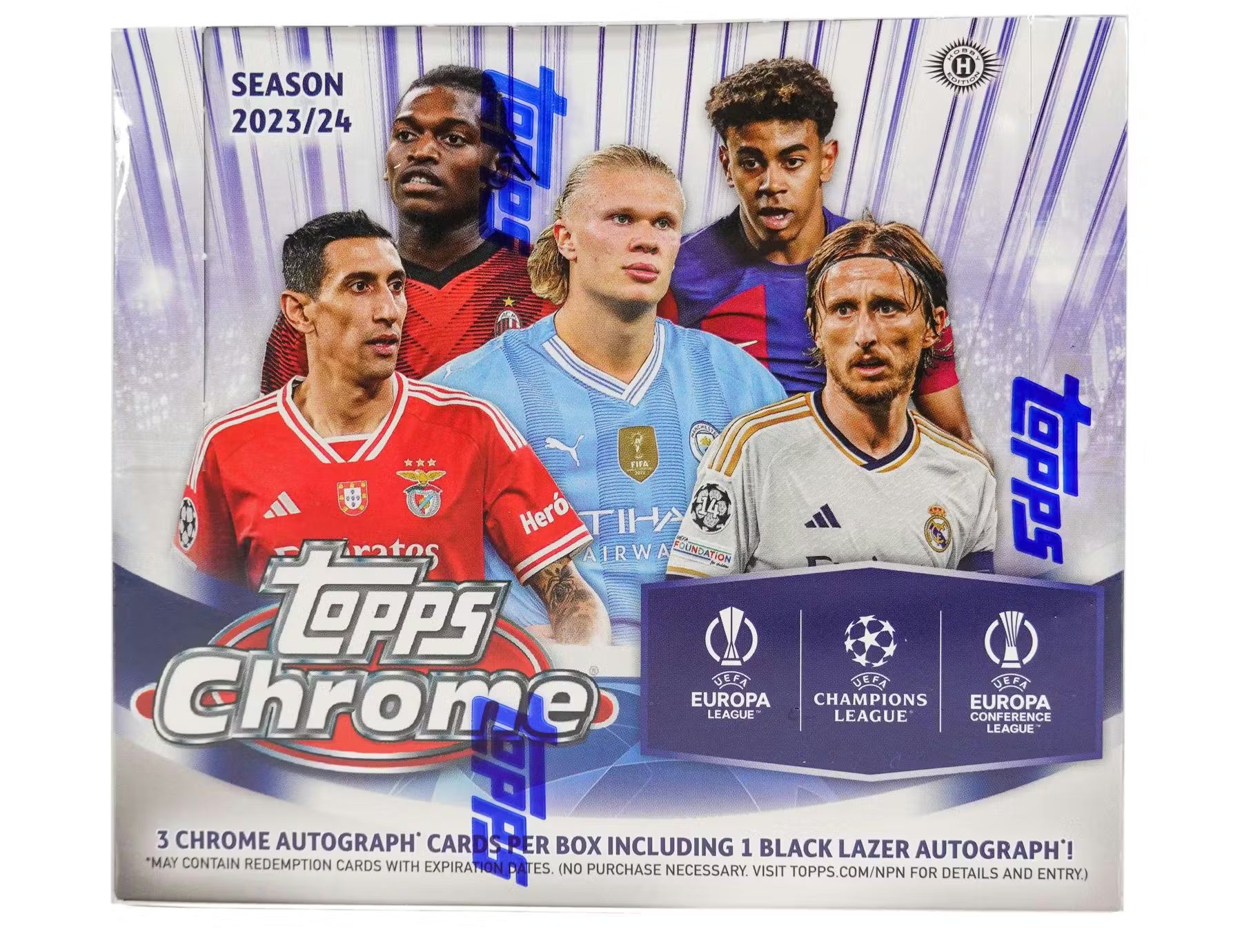 2023-24 Topps Chrome Soccer Hobby Jumbo Box