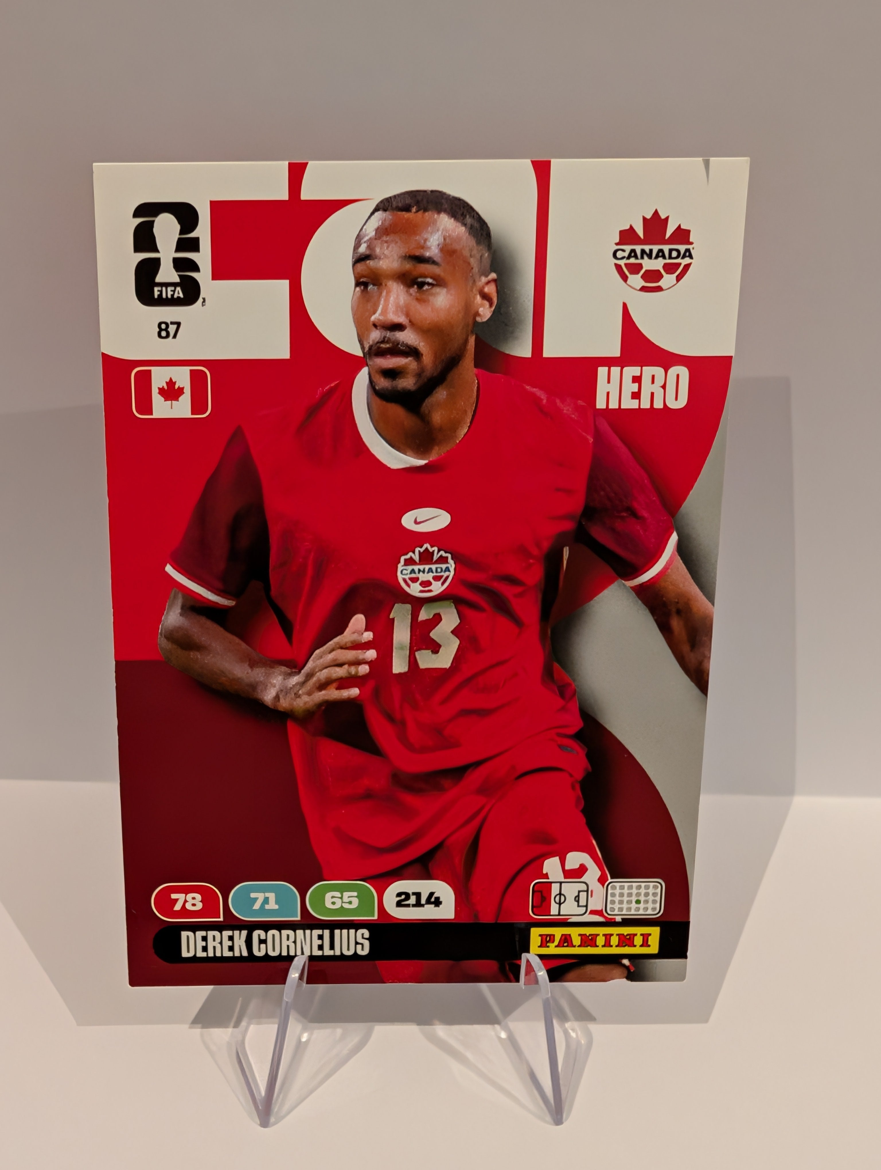 87 Derek Cornelius - Canada - Panini Adrenalyn XL World Cup 2026
