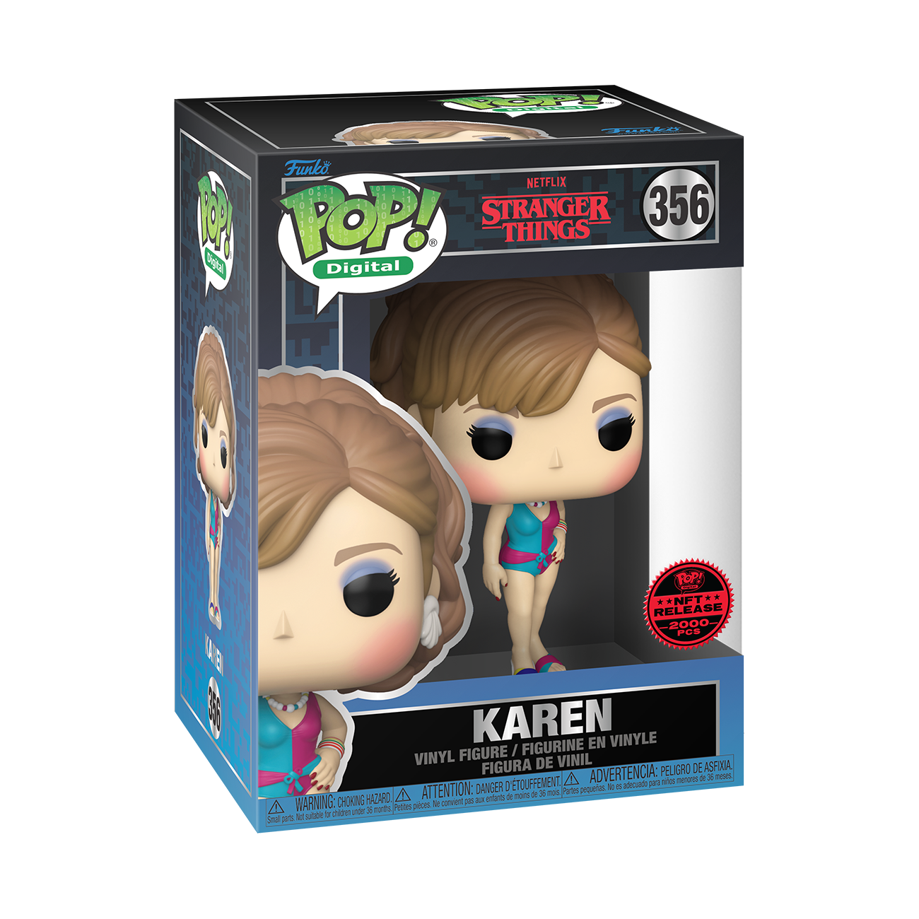 Funko POP! Digital: Stranger Things - Karen, 2000 Pieces NFT Limited Edition Exclusive