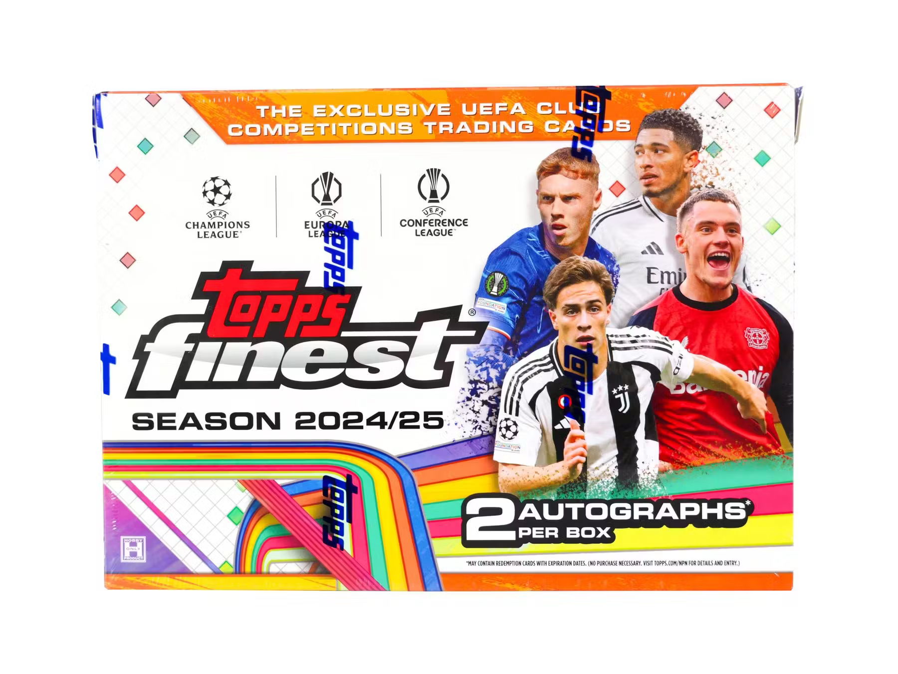 Topps Finest UEFA Soccer Hobby Box 24-25
