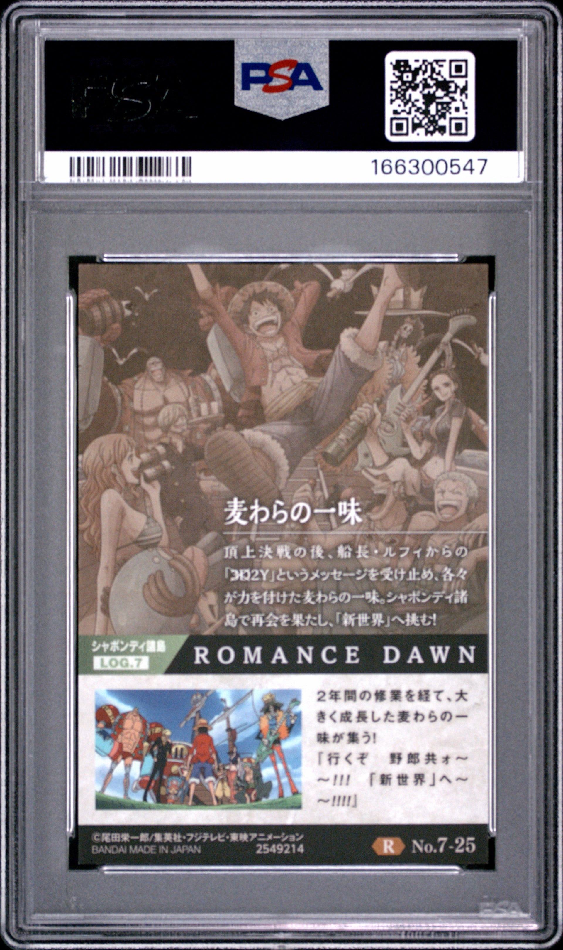 PSA 8 - One Piece Vintage - Straw Hat Crew - Inherited Will