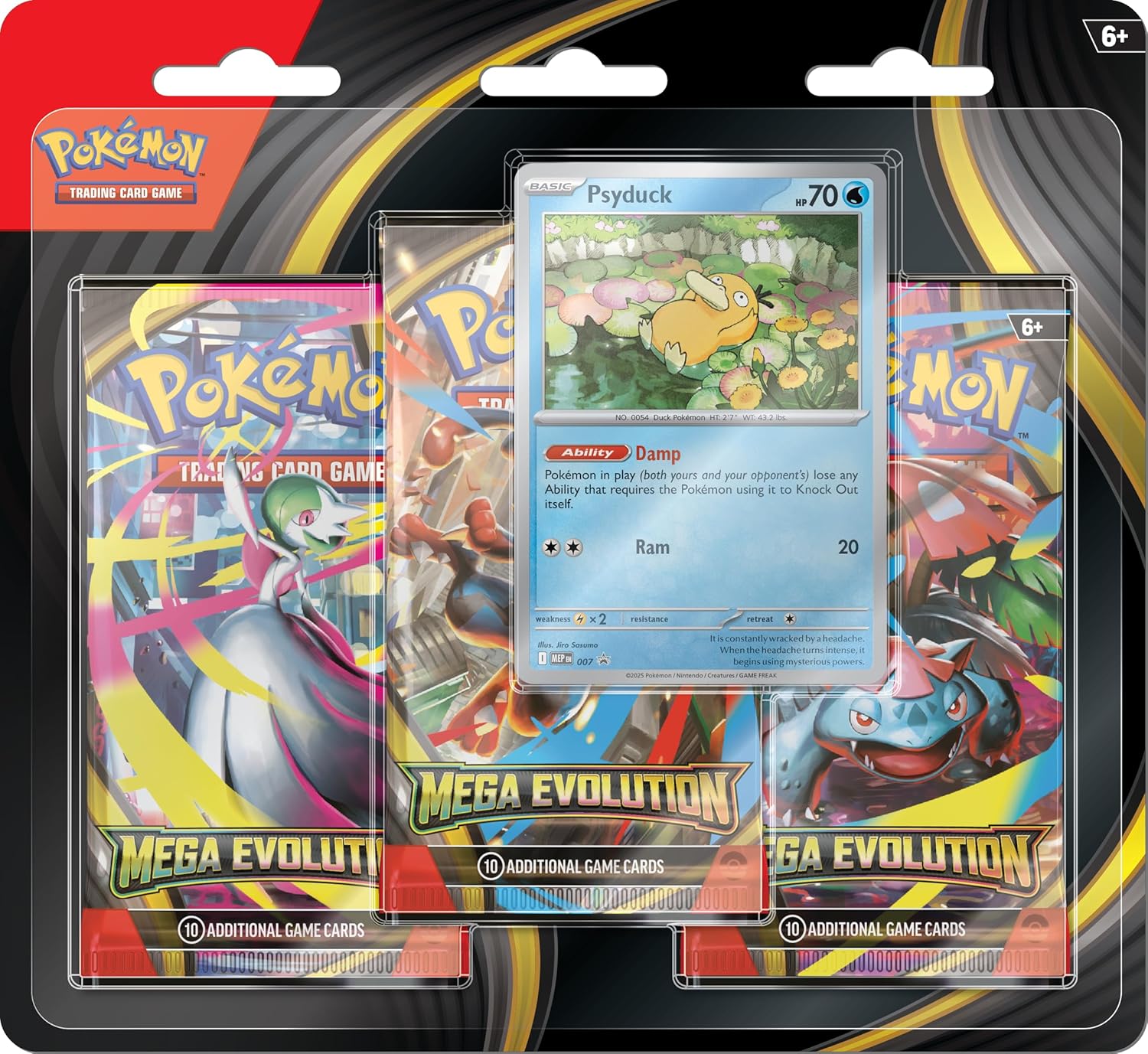 Pokemon Mega Evolution 3-Pack Blister (Random Art)