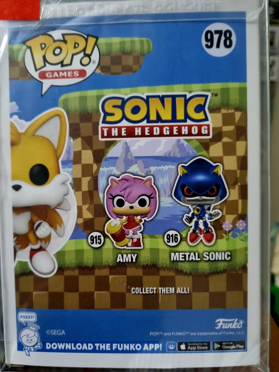 978 Sonic Tails Flocked Chase by JP Funko Collections on MYNTED