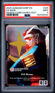 PSA 9 - Gundam - EX Base - RX-78-2 - Bandai Card Games Fest (Foiled)