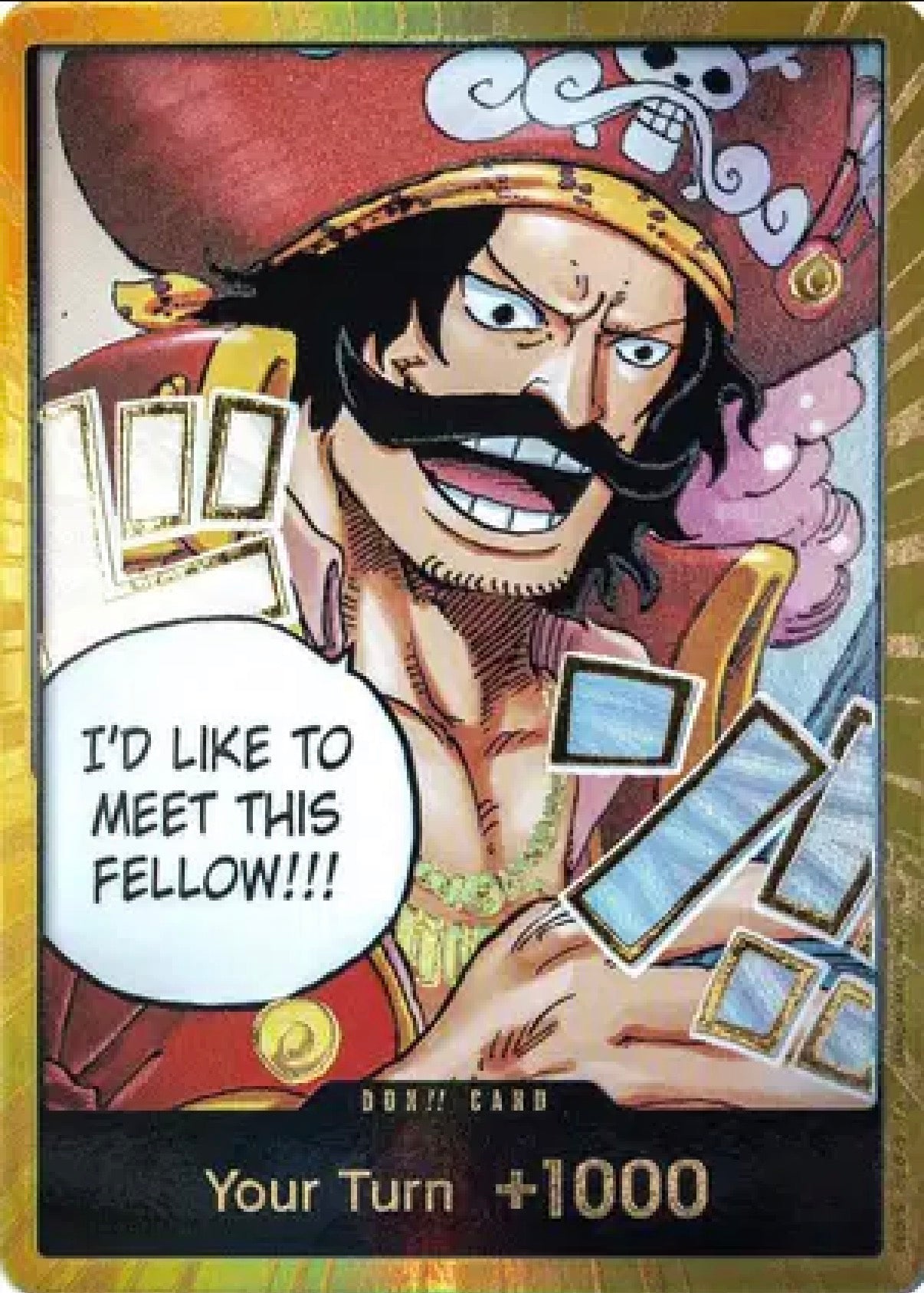 One Piece TCG: DON!! Card (Gol.D.Roger) (Gold)