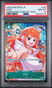 One Piece TCG: JAPANESE PROMOTION CARD SET 2025 #102 NAMI