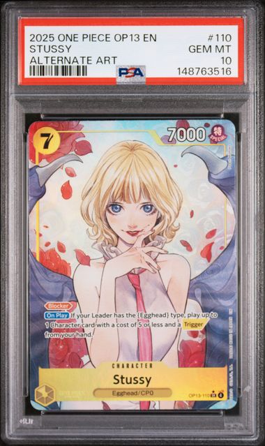 One Piece TCG: OP13-CARRYING ON HIS WILL #110 STUSSY ALTERNATE ART
