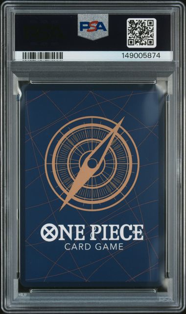 One Piece TCG: OP13-CARRYING ON HIS WILL #120 SABO MANGA ALTERNATE ART PSA 8