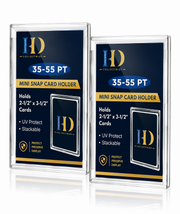 Premium Mini Snap Card Holder (2 Pack)