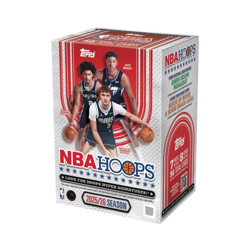 Topps NBA Hoops 2025- 26 - Value Box (7 Packs)