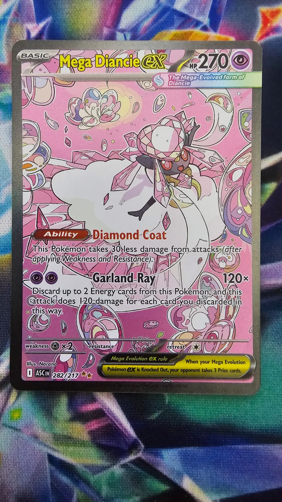Mega Diancie ex 282/217 - Ascended Heroes - Special Illustration Rare